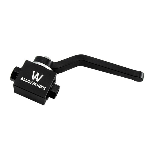 Aluminum brake line lock - aluminum, shut