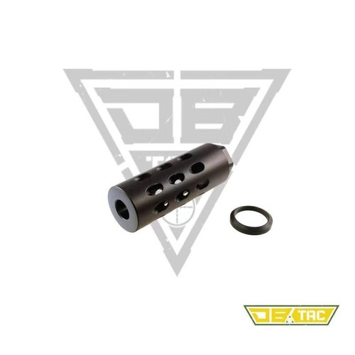 Aluminum black color muzzle - black,